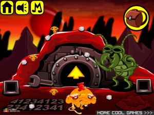 Игра Счастливая Обезьянка 303 (Monkey GO Happy Stage 303) — играть онлайн бесплатно (изображение №2)