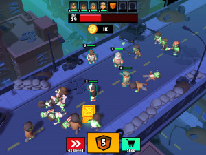 Игра Объединяй Бойцов и Уничтожай Зомби (The Walking Merge) — играть онлайн бесплатно (изображение №4)