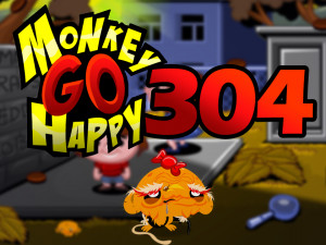Игра Счастливая Обезьянка 304 (Monkey GO Happy Stage 304) — играть онлайн бесплатно (изображение №1)