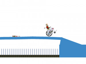 Игра Хэппи Вилс (Happy Wheels) — играть онлайн бесплатно (изображение №2)