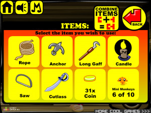 Игра Счастливая Обезьянка 314: Акула Пирата (Monkey GO Happy Stage 314: Pirate Shark) — играть онлайн бесплатно (изображение №9)