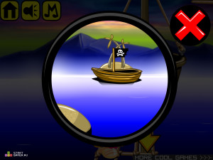 Игра Счастливая Обезьянка 314: Акула Пирата (Monkey GO Happy Stage 314: Pirate Shark) — играть онлайн бесплатно (изображение №10)