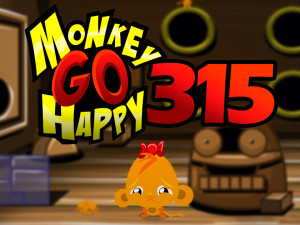 Игра Счастливая Обезьянка 315 (Monkey GO Happy Stage 315) — играть онлайн бесплатно (изображение №1)