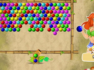 Игра Бабл Шутер Джунгли Мания (Jungle Bubble Shooter Mania) — играть онлайн бесплатно (изображение №2)