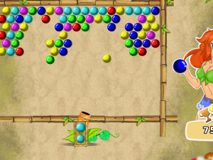 Игра Бабл Шутер Джунгли Мания (Jungle Bubble Shooter Mania) — играть онлайн бесплатно (изображение №4)