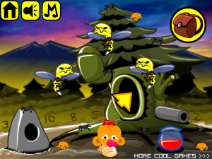 Игра Счастливая Обезьянка 316 (Monkey GO Happy Stage 316) — играть онлайн бесплатно (изображение №2)