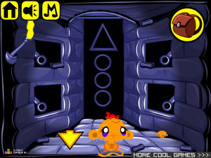 Игра Счастливая Обезьянка 317: Спасение Мишки (Monkey GO Happy Stage 317: Saving Teddy) — играть онлайн бесплатно (изображение №6)