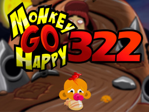 Игра Счастливая Обезьянка 322 (Monkey GO Happy Stage 322) — играть онлайн бесплатно (изображение №1)