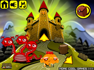 Игра Счастливая Обезьянка 323: Взлетай, Малыш! (Monkey GO Happy Stage 323: Baby Lift Off) — играть онлайн бесплатно (изображение №2)