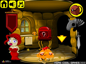 Игра Счастливая Обезьянка 323: Взлетай, Малыш! (Monkey GO Happy Stage 323: Baby Lift Off) — играть онлайн бесплатно (изображение №5)