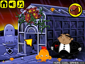 Игра Счастливая Обезьянка 324 (Monkey GO Happy Stage 324) — играть онлайн бесплатно (изображение №2)