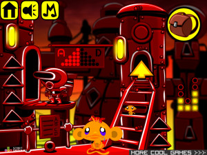 Игра Счастливая Обезьянка 326: Время Поезда (Monkey GO Happy Stage 326: Train Time) — играть онлайн бесплатно (изображение №2)