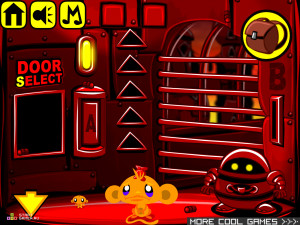 Игра Счастливая Обезьянка 326: Время Поезда (Monkey GO Happy Stage 326: Train Time) — играть онлайн бесплатно (изображение №3)
