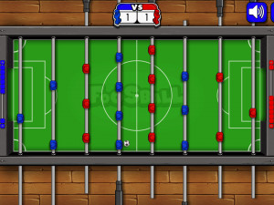 Игра Настольный Футбол (Foosball) — играть онлайн бесплатно (изображение №2)
