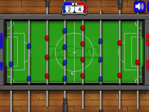 Игра Настольный Футбол (Foosball) — играть онлайн бесплатно (изображение №3)