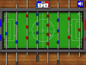 Игра Настольный Футбол (Foosball) — играть онлайн бесплатно (изображение №4)