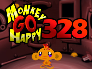 Игра Счастливая Обезьянка 328 (Monkey GO Happy Stage 328) — играть онлайн бесплатно (изображение №1)