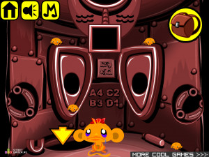 Игра Счастливая Обезьянка 328 (Monkey GO Happy Stage 328) — играть онлайн бесплатно (изображение №3)