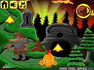 Игра Счастливая Обезьянка 329 (Monkey GO Happy Stage 329) — играть онлайн бесплатно (изображение №4)