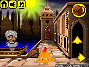 Игра Счастливая Обезьянка 332: Танец Живота (Monkey GO Happy Stage 332: Belly Dance) — играть онлайн бесплатно (изображение №2)