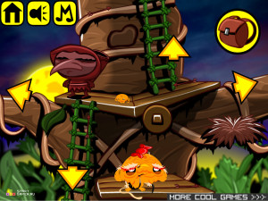 Игра Счастливая Обезьянка 334: Освобождение Виноградной Лозы (Monkey GO Happy Stage 334: Vine Release) — играть онлайн бесплатно (изображение №3)