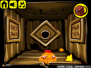 Игра Счастливая Обезьянка 334: Освобождение Виноградной Лозы (Monkey GO Happy Stage 334: Vine Release) — играть онлайн бесплатно (изображение №9)