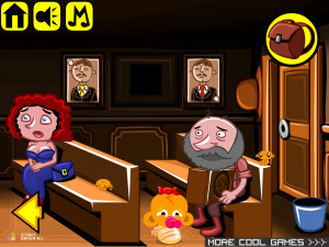 Игра Счастливая Обезьянка 335 (Monkey GO Happy Stage 335) — играть онлайн бесплатно (изображение №3)