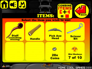 Игра Счастливая Обезьянка 336: Три Башни (Monkey GO Happy Stage 336: Three Towers) — играть онлайн бесплатно (изображение №9)