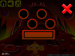 Игра Счастливая Обезьянка 338: Красная Планета (Monkey GO Happy Stage 338: Red Planet) — играть онлайн бесплатно (изображение №5)