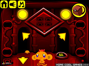 Игра Счастливая Обезьянка 338: Красная Планета (Monkey GO Happy Stage 338: Red Planet) — играть онлайн бесплатно (изображение №6)