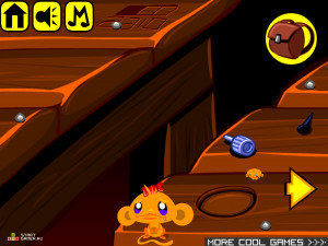 Игра Счастливая Обезьянка 339 (Monkey GO Happy Stage 339) — играть онлайн бесплатно (изображение №3)