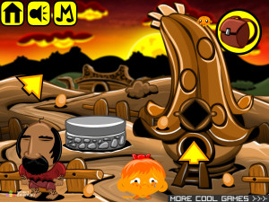 Игра Счастливая Обезьянка 340: Освобождение Монстра (Monkey GO Happy Stage 340: Free the Monster) — играть онлайн бесплатно (изображение №2)