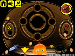 Игра Счастливая Обезьянка 340: Освобождение Монстра (Monkey GO Happy Stage 340: Free the Monster) — играть онлайн бесплатно (изображение №3)