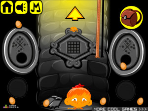 Игра Счастливая Обезьянка 340: Освобождение Монстра (Monkey GO Happy Stage 340: Free the Monster) — играть онлайн бесплатно (изображение №7)