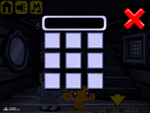 Игра Счастливая Обезьянка 343: Дом с Привидениями (Monkey GO Happy Stage 343: Haunted House) — играть онлайн бесплатно (изображение №4)