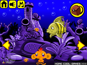 Игра Счастливая Обезьянка 345 (Monkey GO Happy Stage 345) — играть онлайн бесплатно (изображение №2)