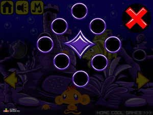 Игра Счастливая Обезьянка 345 (Monkey GO Happy Stage 345) — играть онлайн бесплатно (изображение №3)