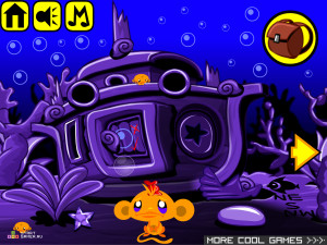 Игра Счастливая Обезьянка 345 (Monkey GO Happy Stage 345) — играть онлайн бесплатно (изображение №5)