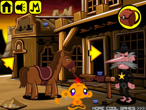 Игра Счастливая Обезьянка 346: Счастливая Лошадка (Monkey GO Happy Stage 346: Happy Horsie) — играть онлайн бесплатно (изображение №2)