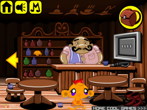 Игра Счастливая Обезьянка 346: Счастливая Лошадка (Monkey GO Happy Stage 346: Happy Horsie) — играть онлайн бесплатно (изображение №4)