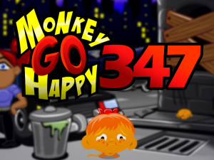 Игра Счастливая Обезьянка 347 (Monkey GO Happy Stage 347) — играть онлайн бесплатно (изображение №1)