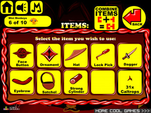 Игра Счастливая Обезьянка 350: Золото Ниндзя (Monkey GO Happy Stage 350: Ninja's Gold) — играть онлайн бесплатно (изображение №8)