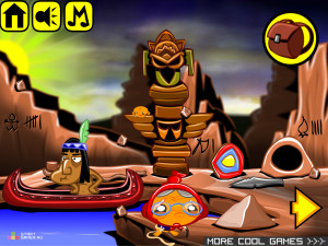 Игра Счастливая Обезьянка 352 (Monkey GO Happy Stage 352) — играть онлайн бесплатно (изображение №3)