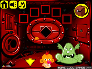 Игра Счастливая Обезьянка 354 (Monkey GO Happy Stage 354) — играть онлайн бесплатно (изображение №3)