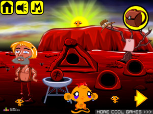 Игра Счастливая Обезьянка 355 (Monkey GO Happy Stage 355) — играть онлайн бесплатно (изображение №2)