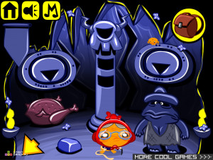 Игра Счастливая Обезьянка 356: Огненный Череп (Monkey GO Happy Stage 356: Fire Skull) — играть онлайн бесплатно (изображение №6)