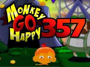 Игра Счастливая Обезьянка 357 (Monkey GO Happy Stage 357) — играть онлайн бесплатно (изображение №1)