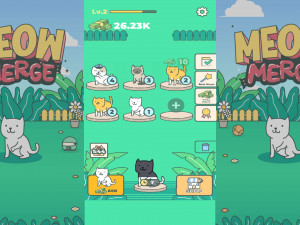 Игра Мяу Слияние (Meow Merge) — играть онлайн бесплатно (изображение №2)