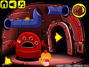 Игра Счастливая Обезьянка 358 (Monkey GO Happy Stage 358) — играть онлайн бесплатно (изображение №6)