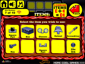 Игра Счастливая Обезьянка 360: Звездный Корабль (Monkey GO Happy Stage 360: Star Ship) — играть онлайн бесплатно (изображение №7)